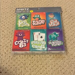 Brand new never opened Spritz Colorful Card Games Set